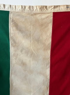 20th Century Vintage Hungarian Flag by Bulldog, Cotton Bunting, American Made