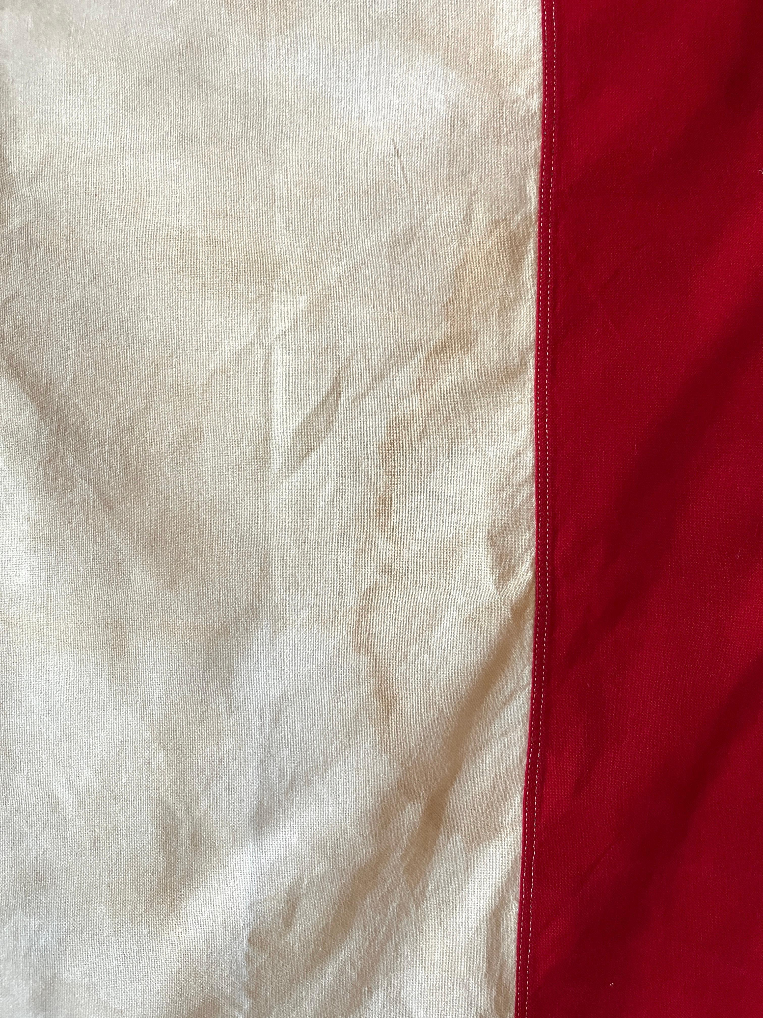 Industriel Drapeau hongrois vintage du 20ème siècle par Bulldog, monture en coton, de fabrication américaine en vente