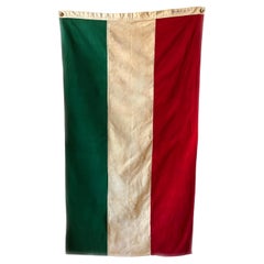 20th Century Vintage Hungarian Flag by Bulldog, Cotton Bunting, American Made