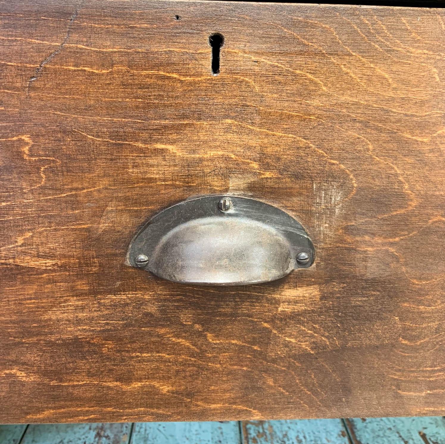 20th Century Vintage Industrial Workbench Work Table Kitchen Island Sideboard 1