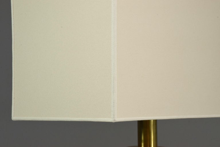 20th Century Vintage Italian Brass Table Lamp, 1970s For Sale 2