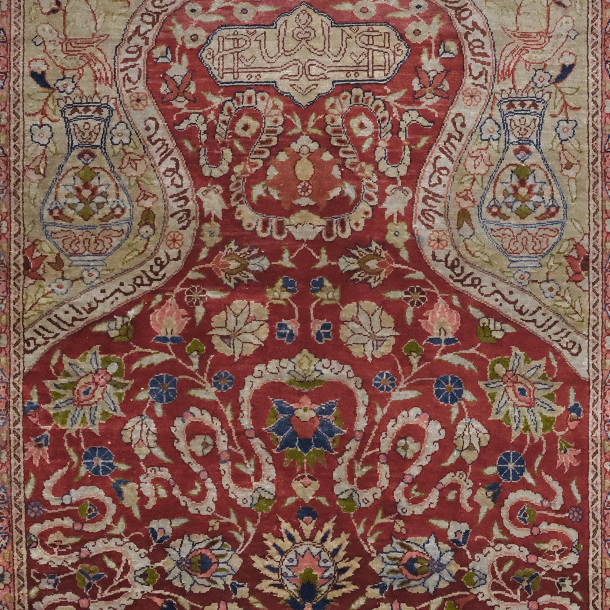 Hand-Woven 20th Century Vintage Kayseri Rug For Sale