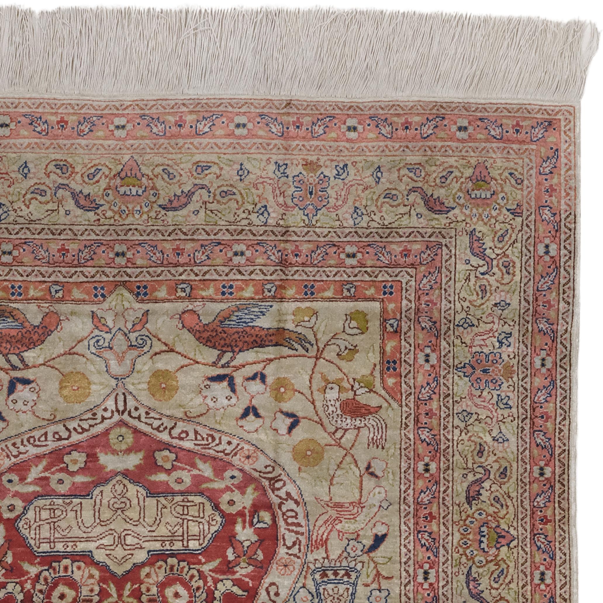 20th Century Vintage Kayseri Rug In Good Condition For Sale In Sultanahmet, 34