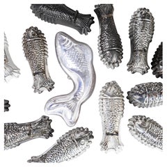 20th Century Vintage Large Decorative Fish Jelly Moulds - One Mould