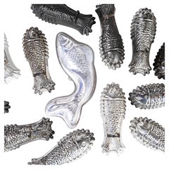 20th Century Vintage Large Decorative Fish Jelly Moulds - One Mould