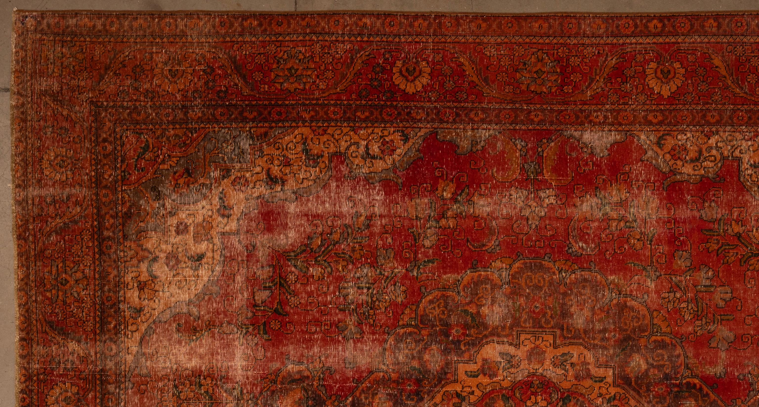 20. Jahrhundert Vintage Oushak (Pakistanisch) im Angebot