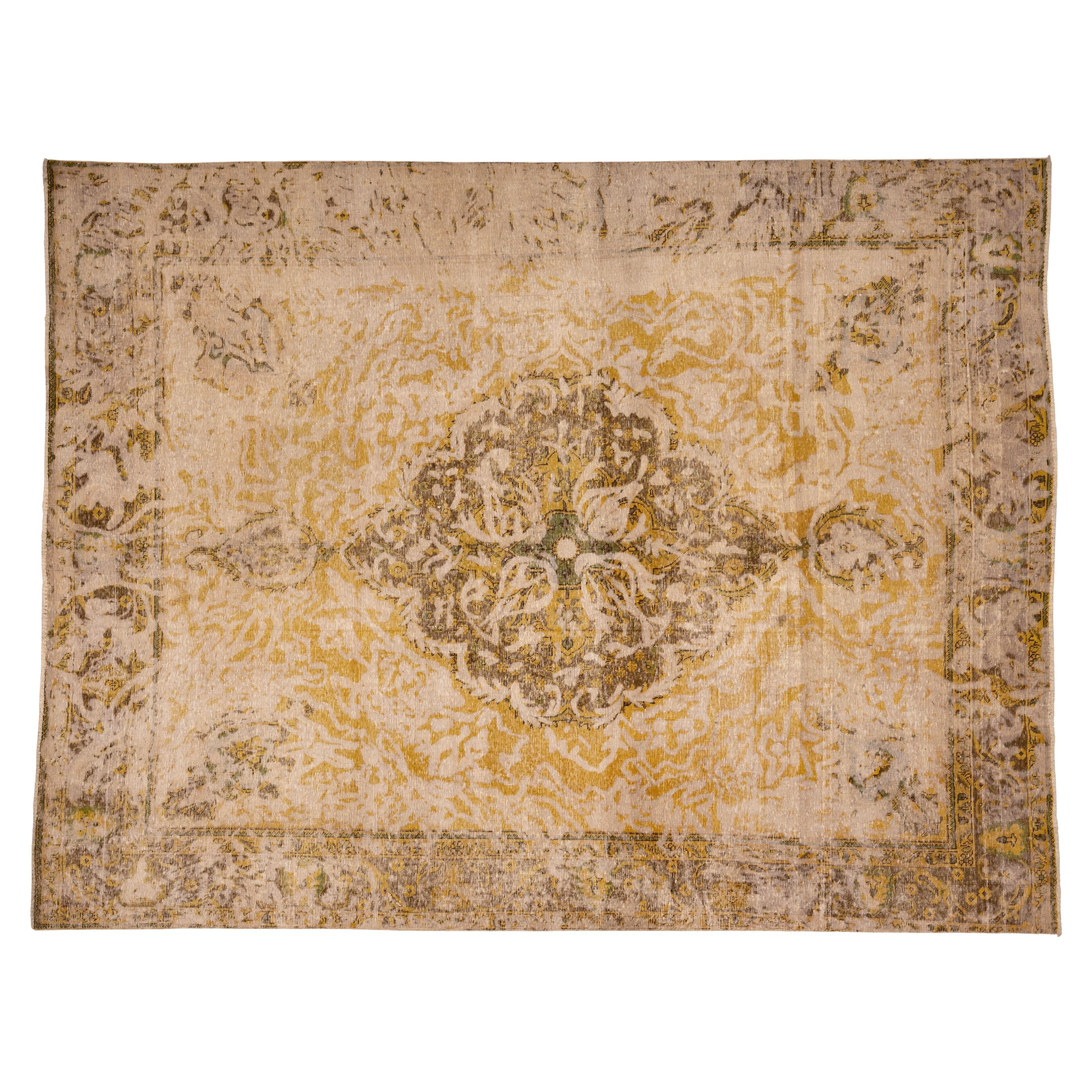 20th Century Vintage Oushak Style For Sale