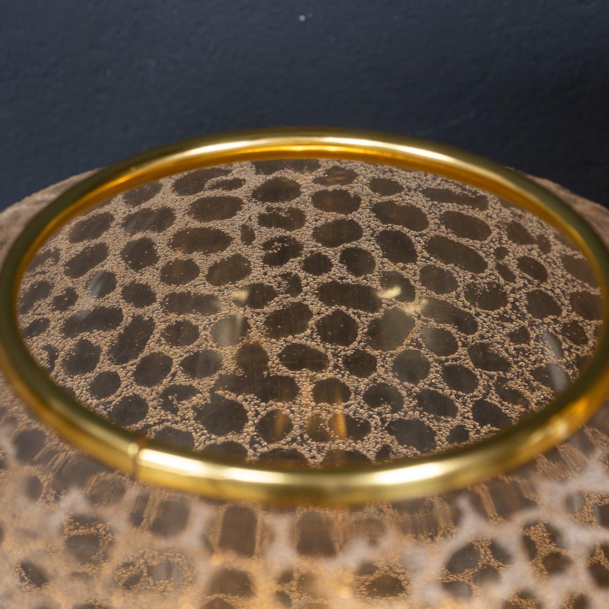 Métal 20ème siècle Vintage Paire de lampes de table en verre Murano Glass, Made In Venice, Italy