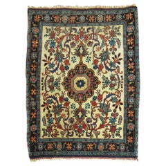 Tappeto persiano vintage del 20° secolo Bidjar Square Mat Size Rug