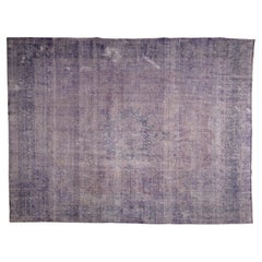 20th Century Vintage Purple Turkish Oushak