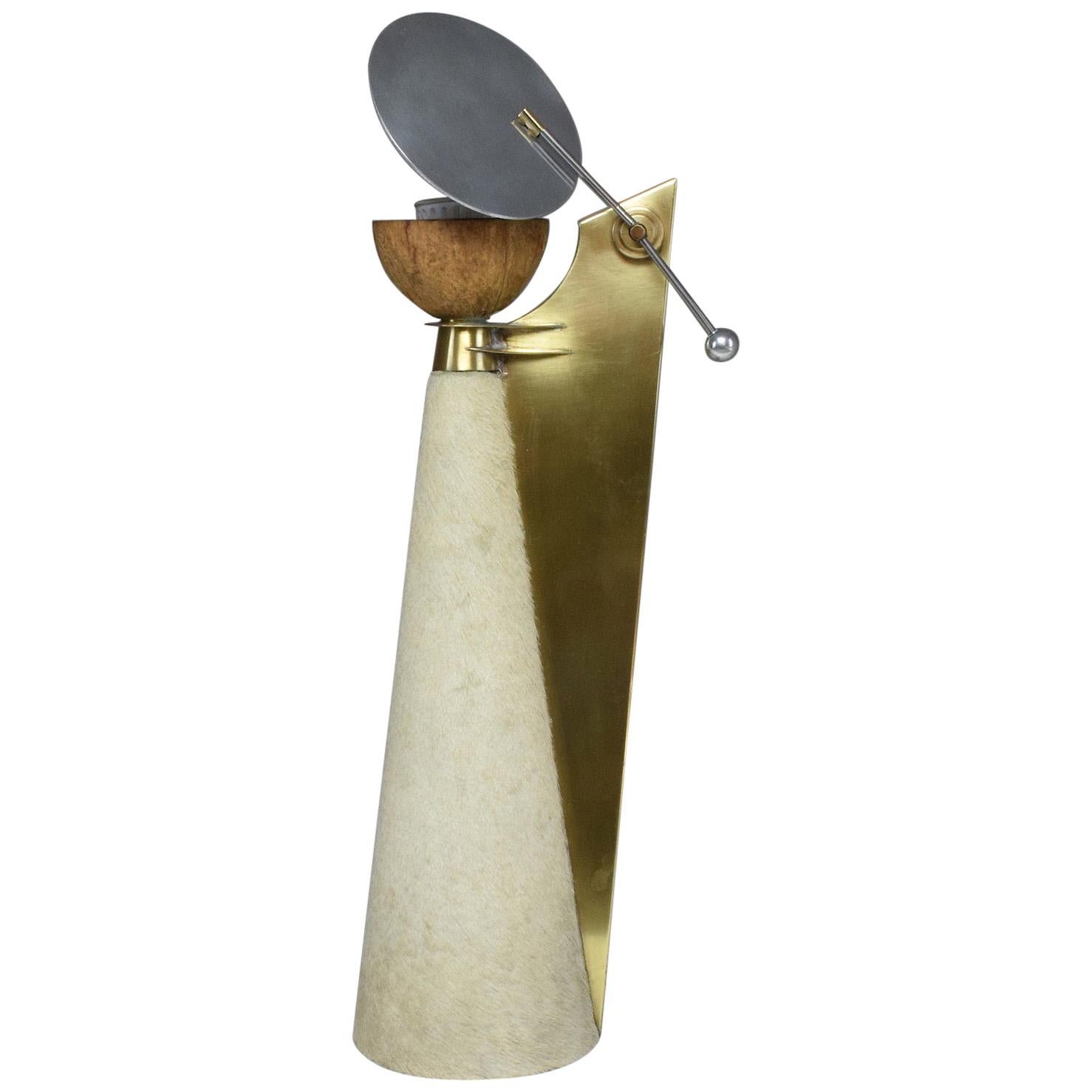 20th Century Vintage Sculptural Lamp by Pucci De Rossi, 1980s For Sale