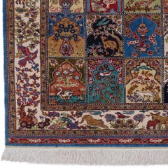 20th Century Vintage Silk Kayseri Rug