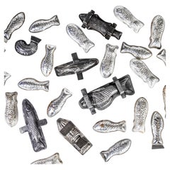 20th Century Vintage Small Decorative Fish Jelly Moulds - One Mould