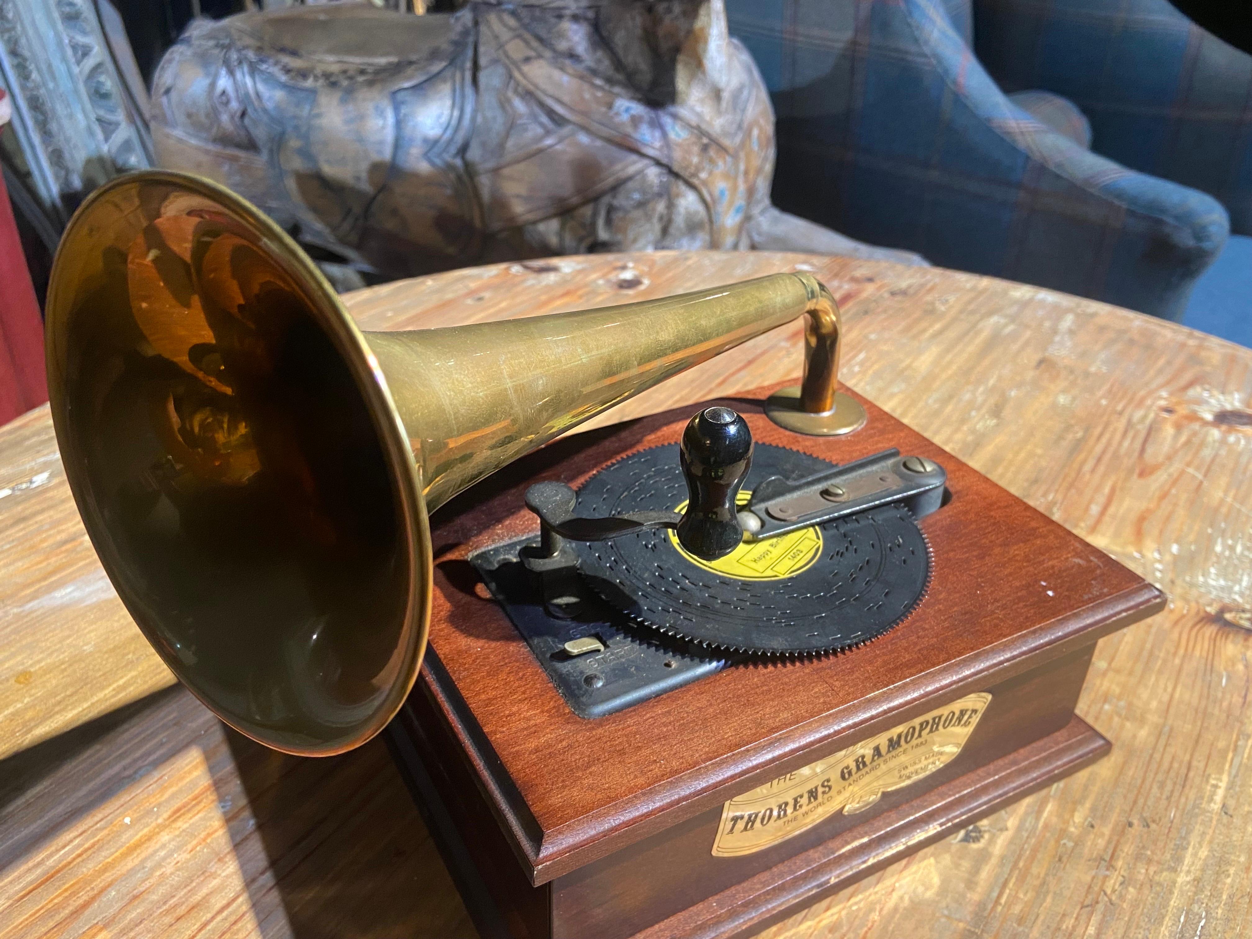 thorens gramophone music box