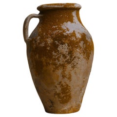 20th Century Vintage Turkish Rustic Terracotta Vase