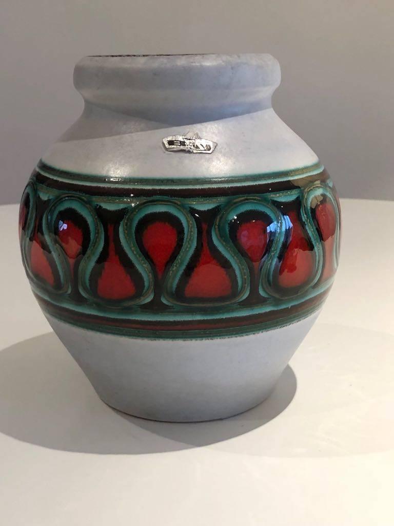 20th Century Vintage West German Bay Keramik Vase In Good Condition In Paris, FR