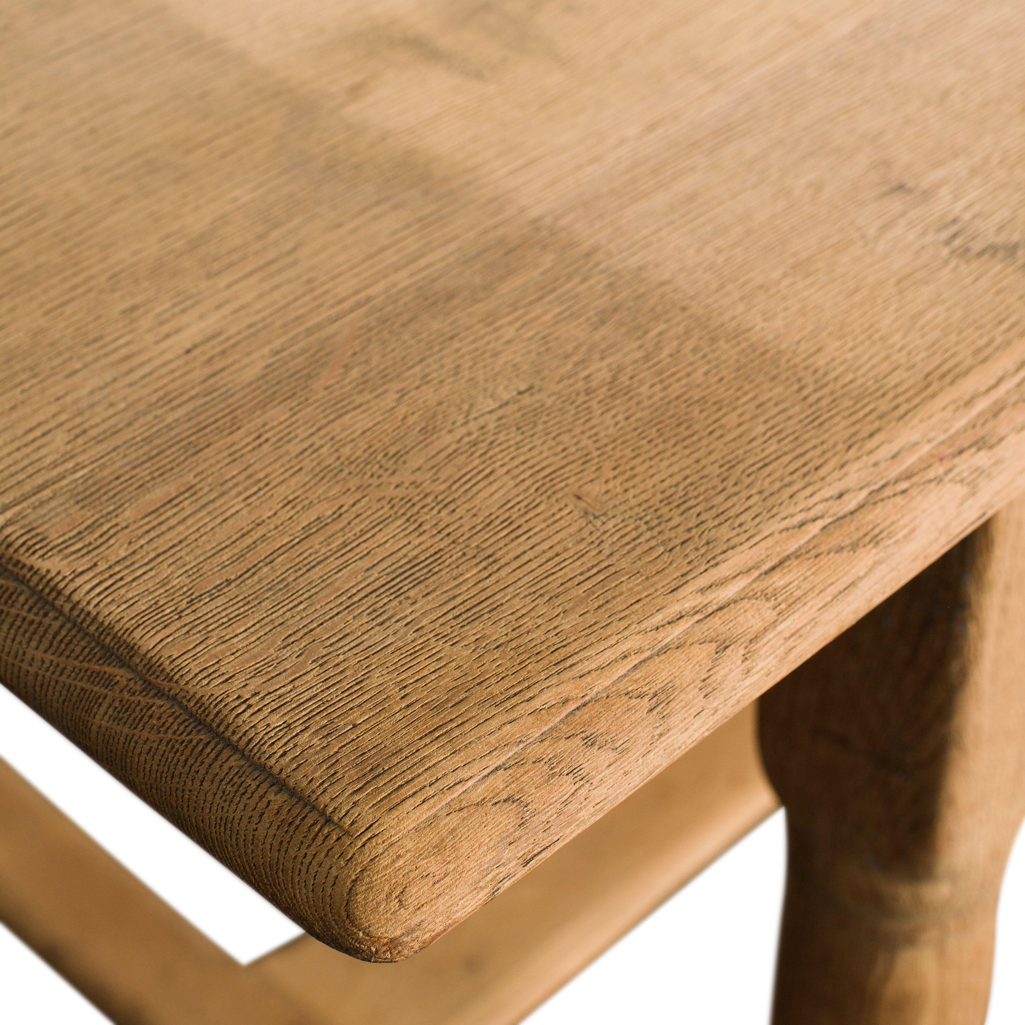 Sablé Table de salle à manger vintage en Wood Wood du 20e siècle en vente