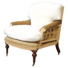 Vintage 20th Century Waisted Side English Armchair