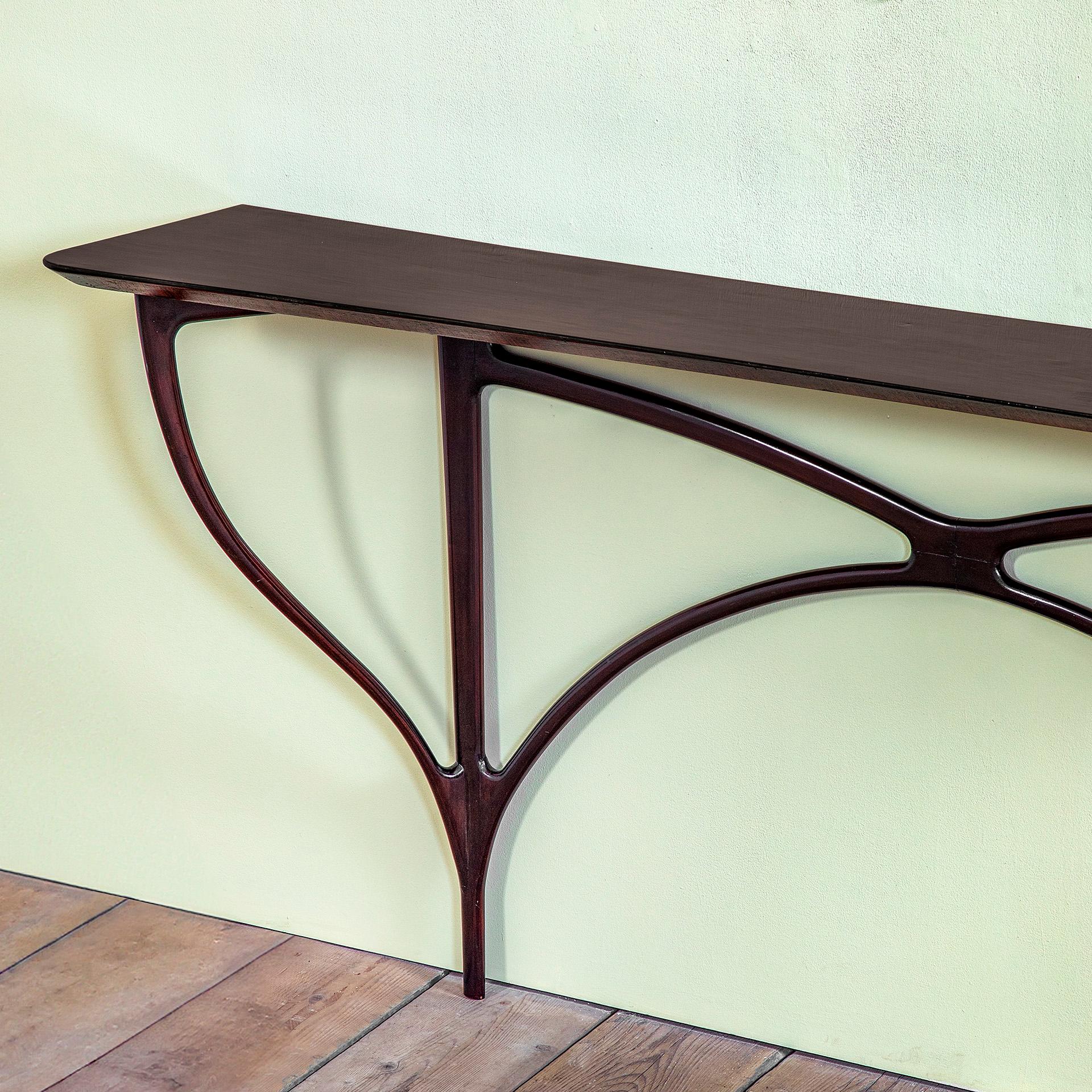 Italian 20th Century Wall Consolle Table by Ico Parisi  For Sale
