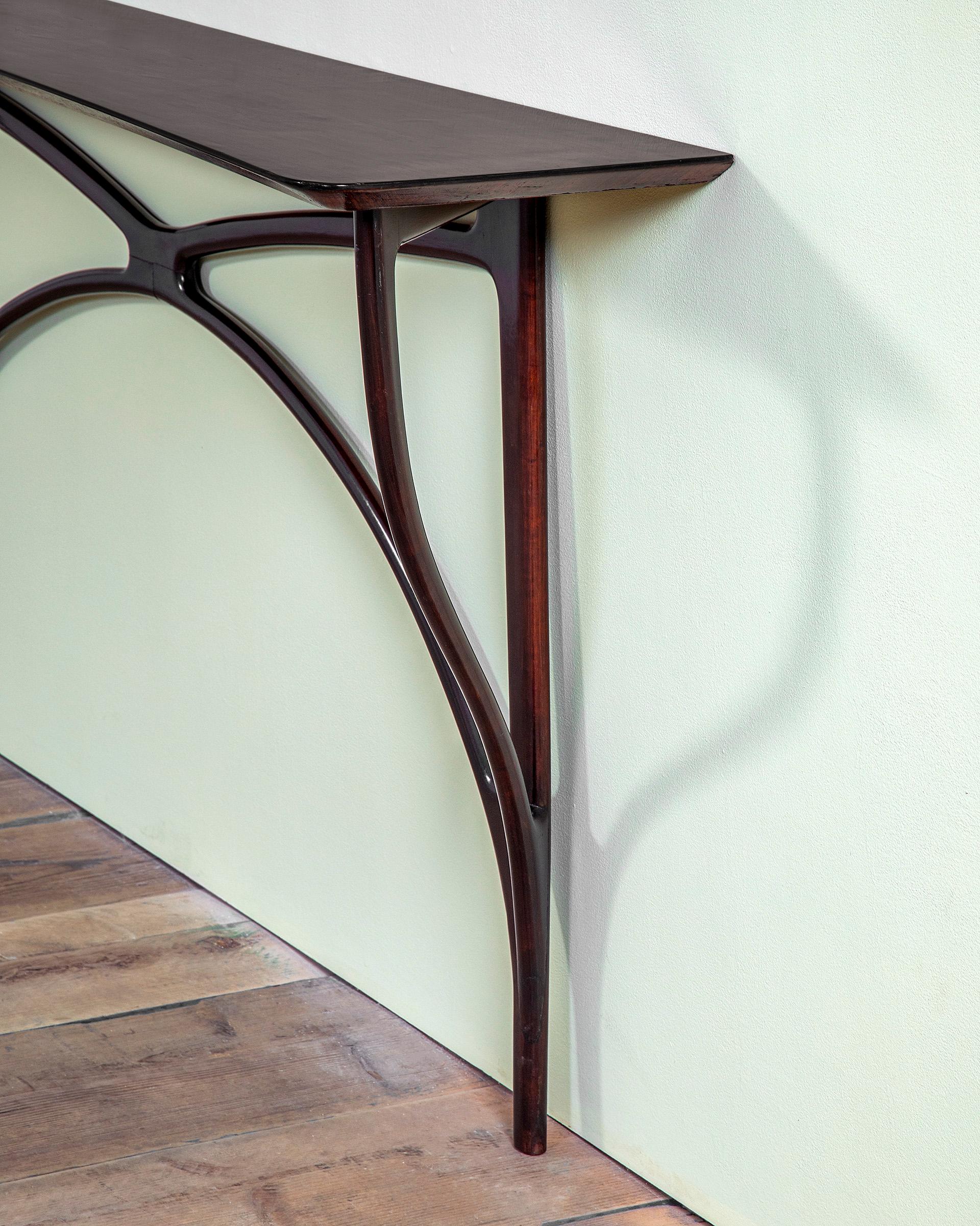 20th Century Wall Consolle Table by Ico Parisi  In Good Condition For Sale In Turin, Turin