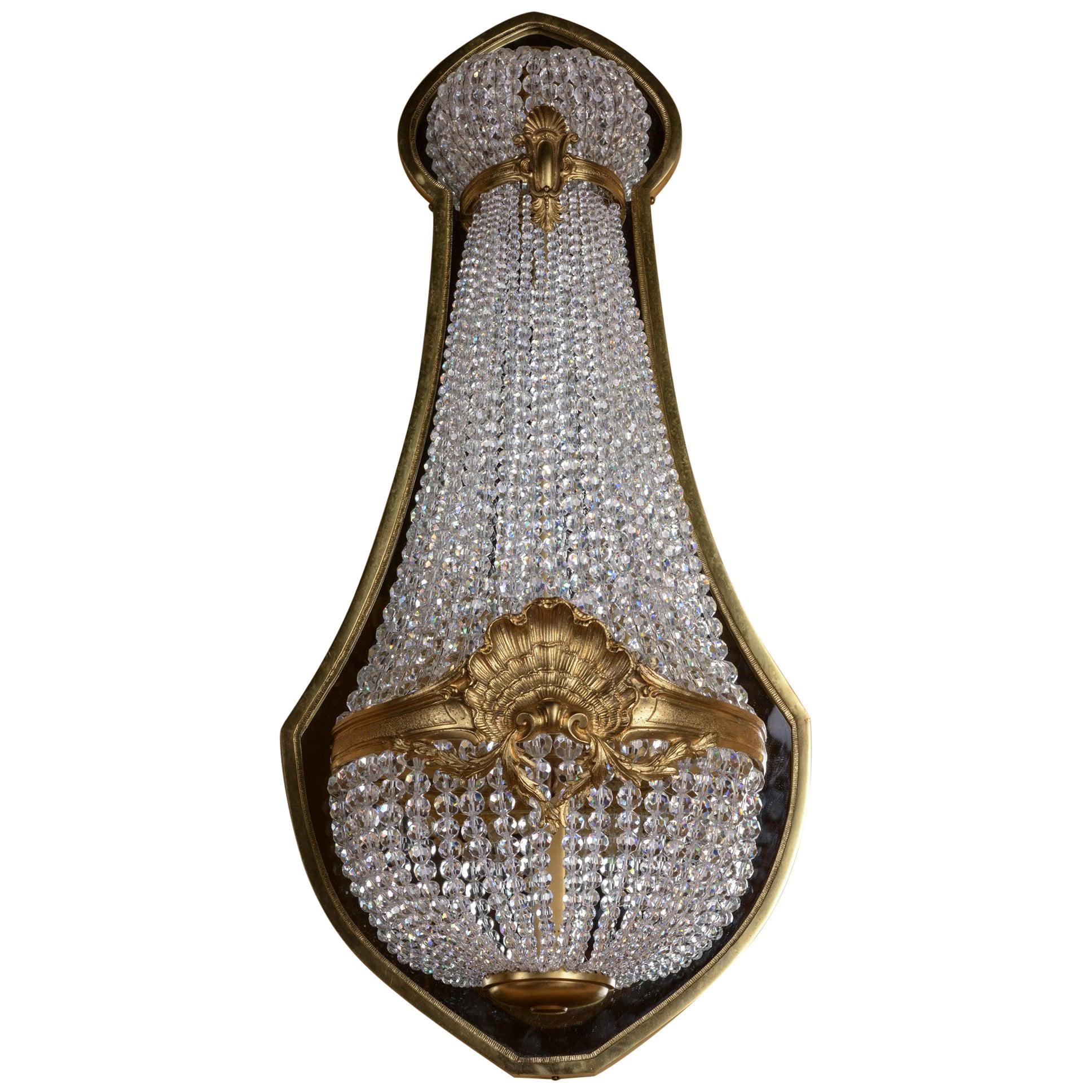 20th Century Wall Sconce in the Louis Seize Style For Sale