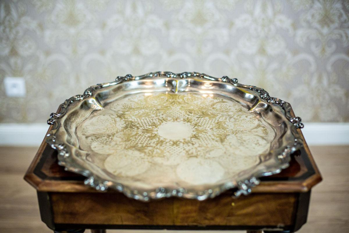 Silvered 20th Century Wallace and Son Silver Plated Tray