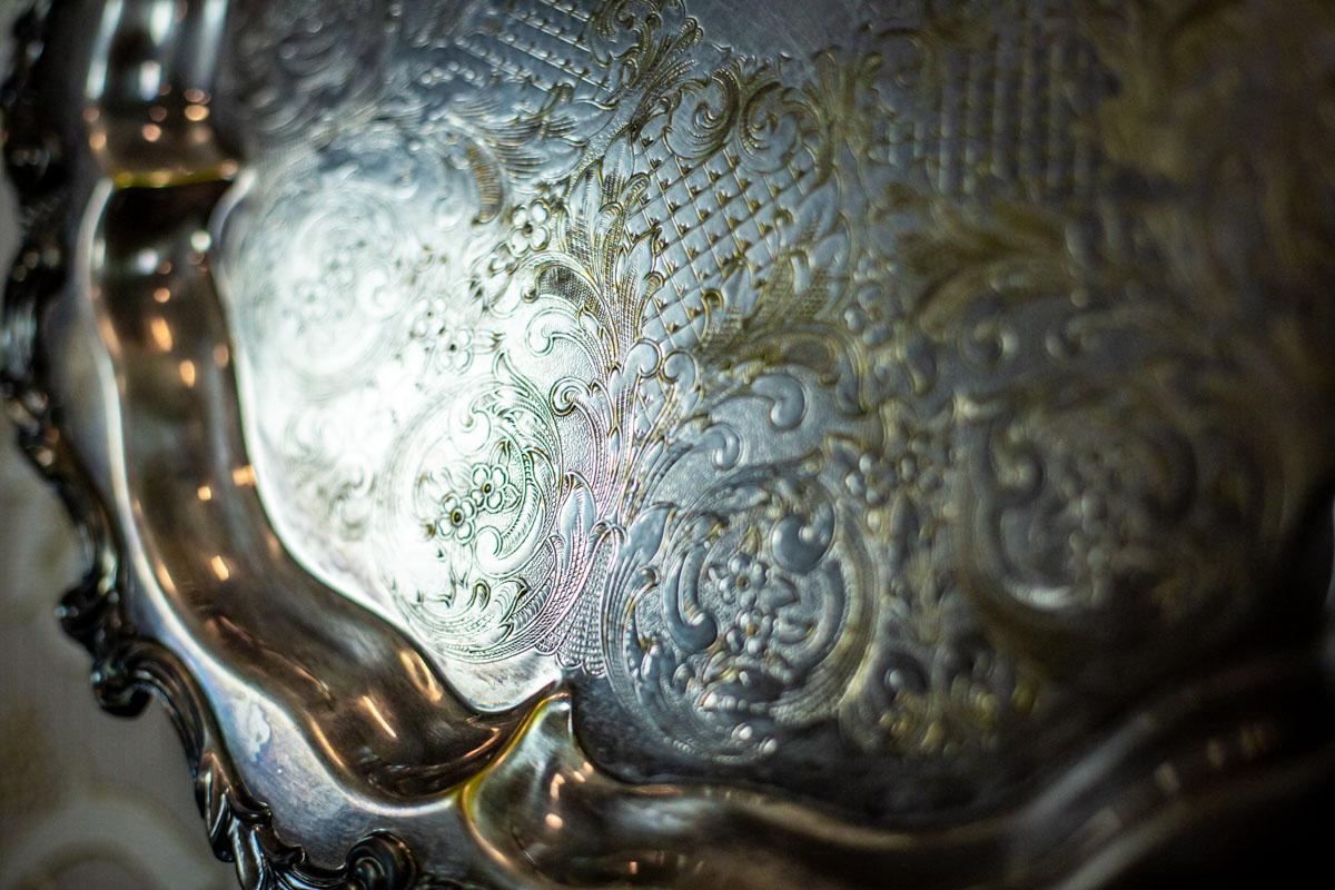 20th Century Wallace and Son Silver Plated Tray In Good Condition In Opole, PL