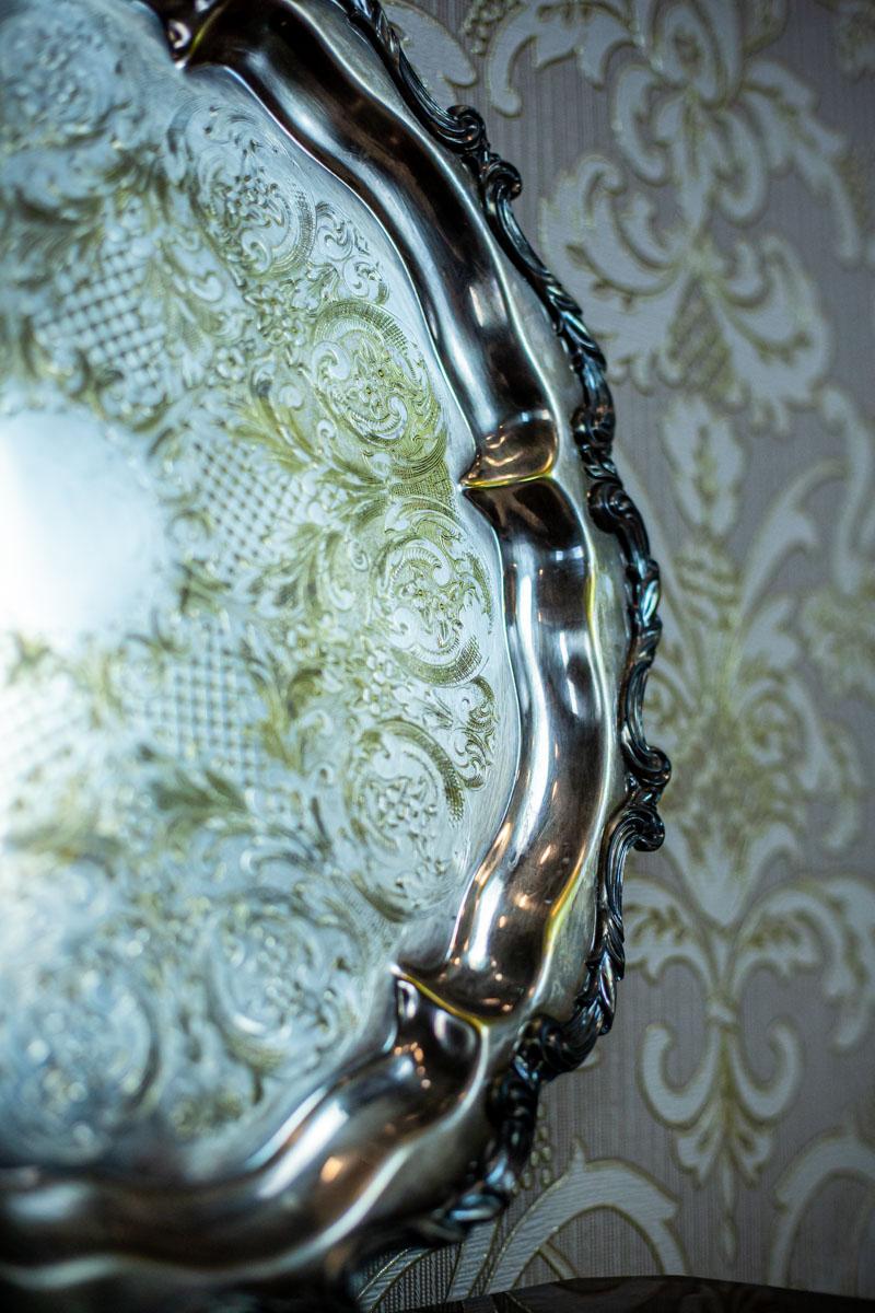 Stainless Steel 20th Century Wallace and Son Silver Plated Tray