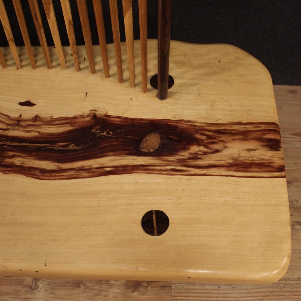 canapé américain du 20e siècle en noyer et bois exotique George Nakashima Design, 1980 en vente 3