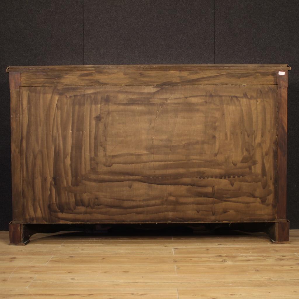 20th Century Walnut and Mahogany Wood French Boulle Style Sideboard, 1960 7