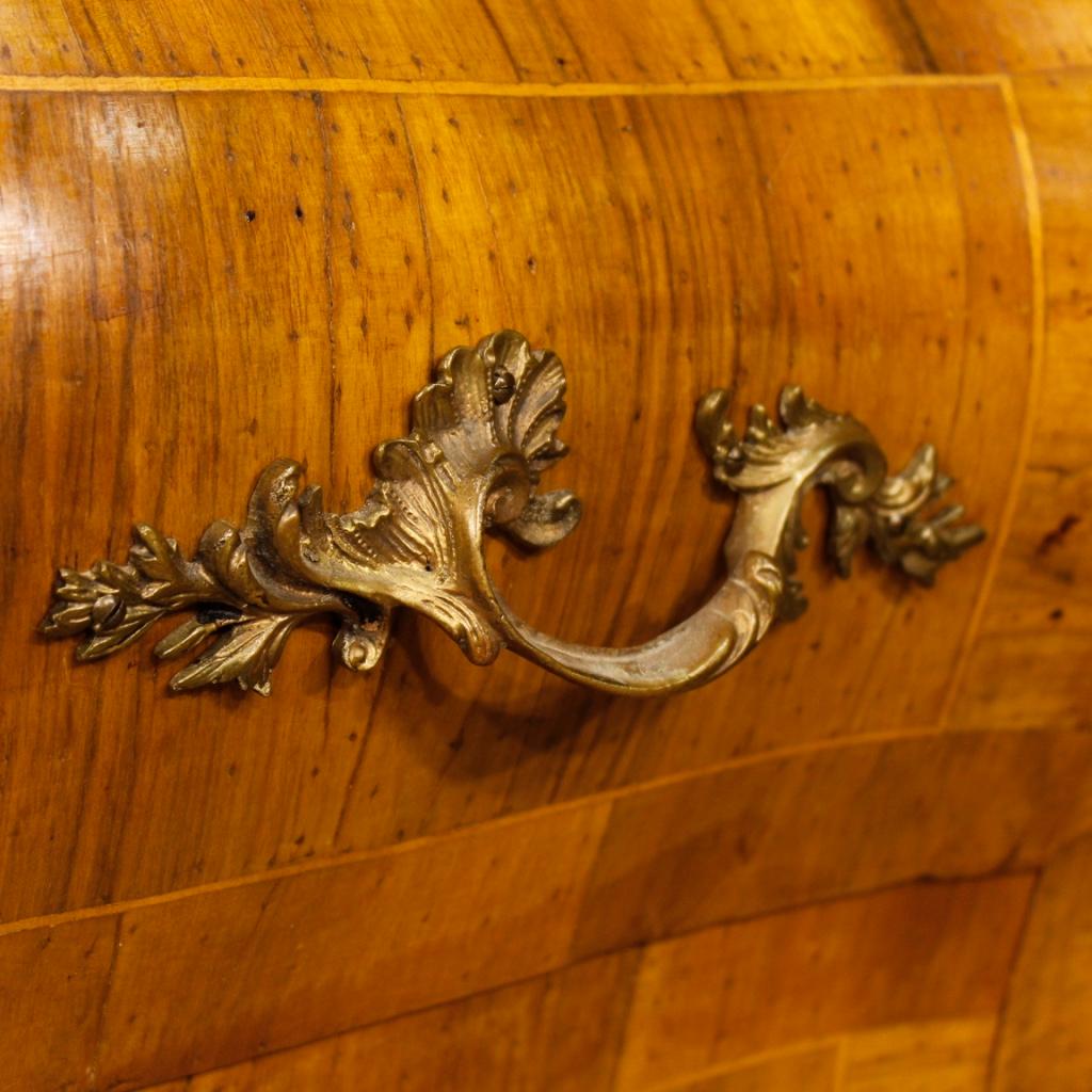 20th Century Walnut and Maple Wood Venetian Dresser, 1960 2