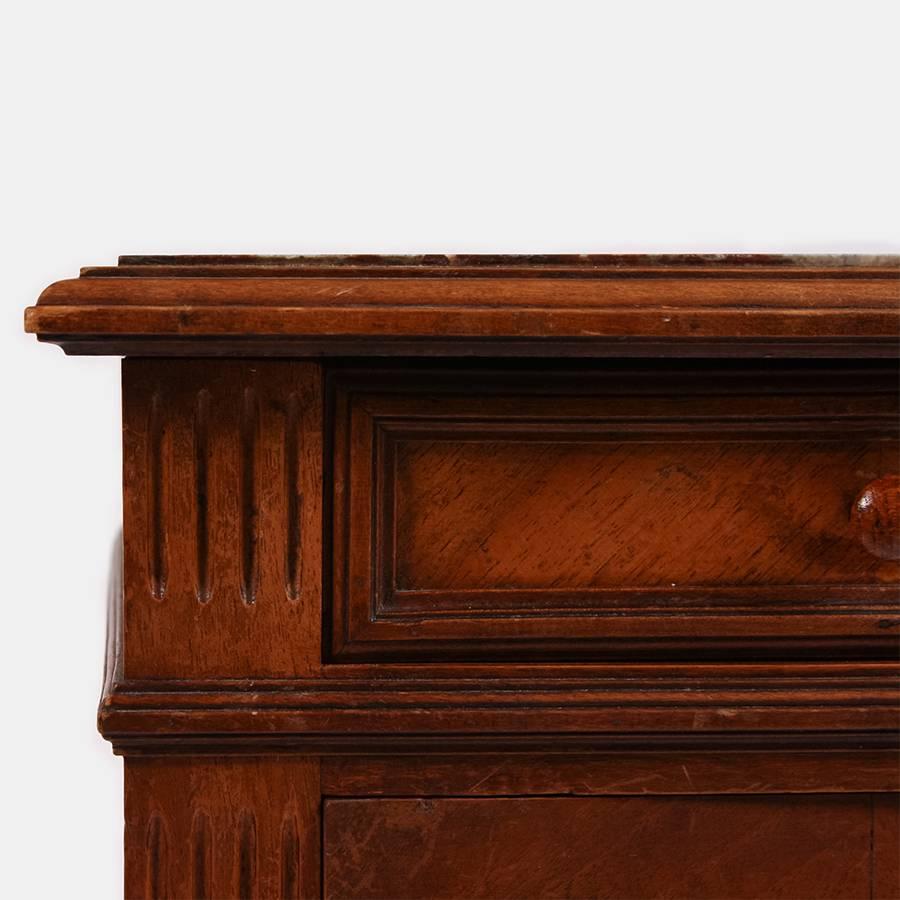 20th Century Walnut Bedside Cabinet For Sale 3
