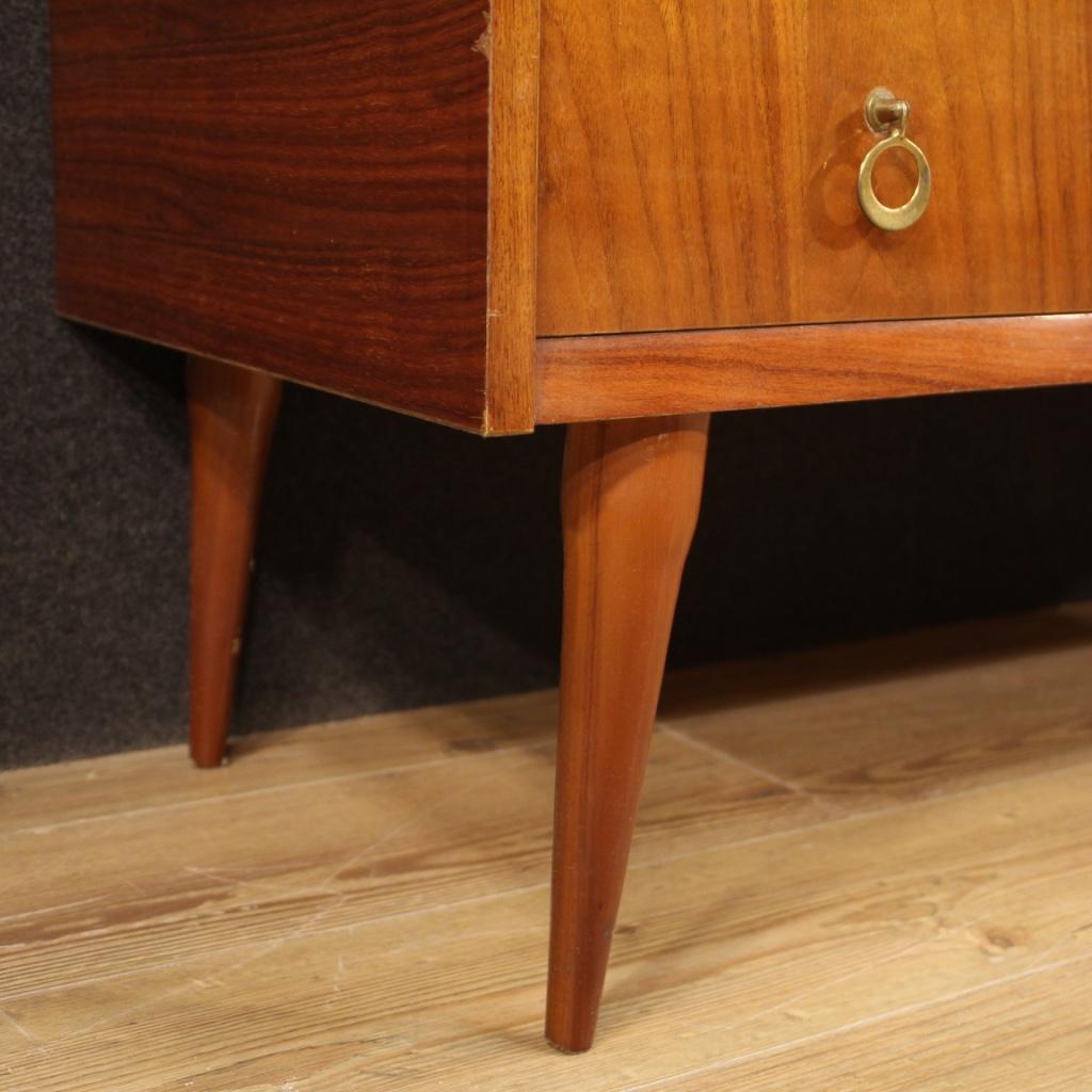 20th Century Walnut Beech and Fruitwood Italian Design Dresser, 1970 7