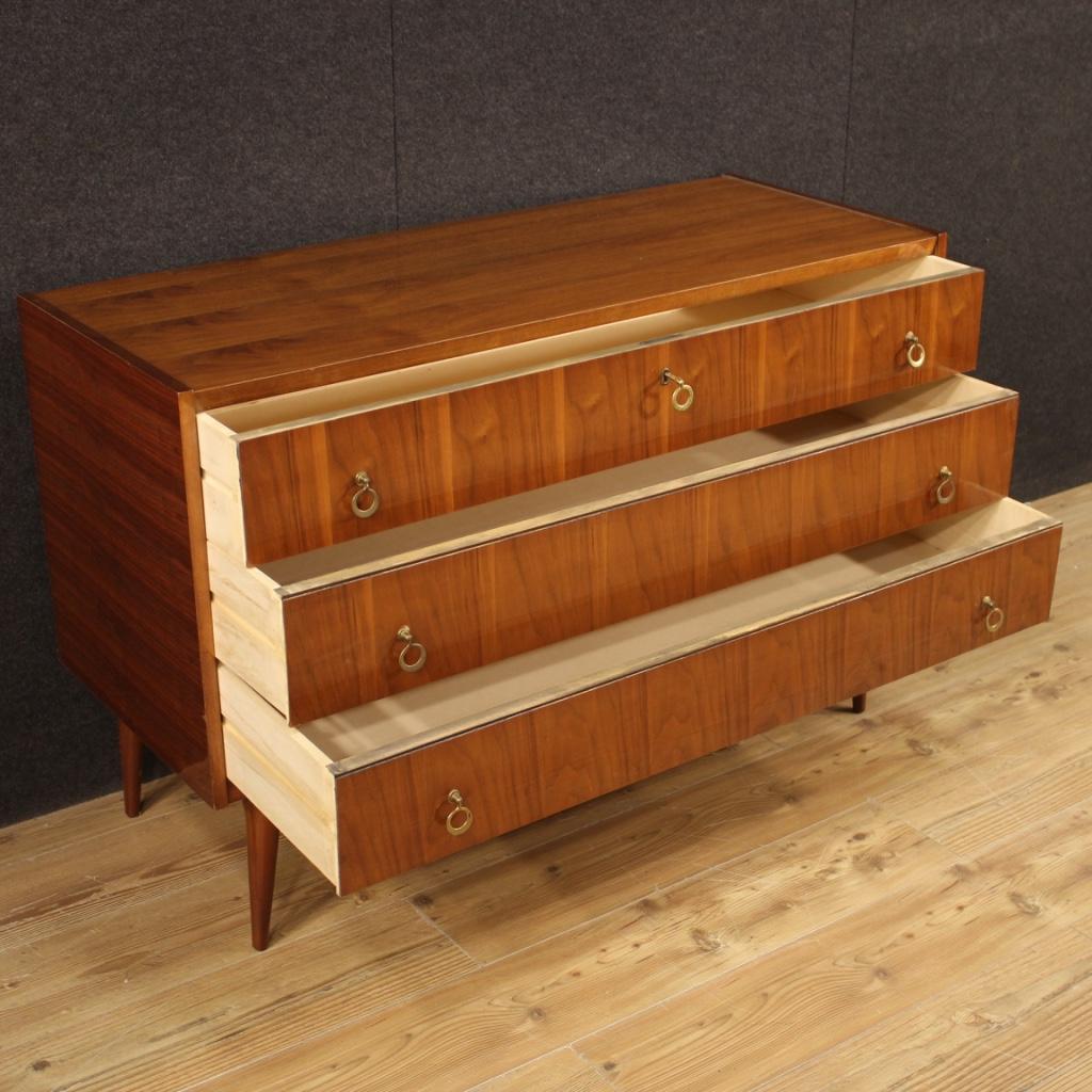 20th Century Walnut Beech and Fruitwood Italian Design Dresser, 1970 2