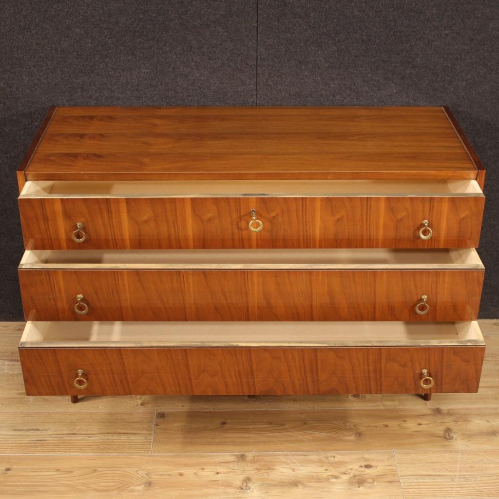 20th Century Walnut Beech and Fruitwood Italian Design Dresser, 1970 3