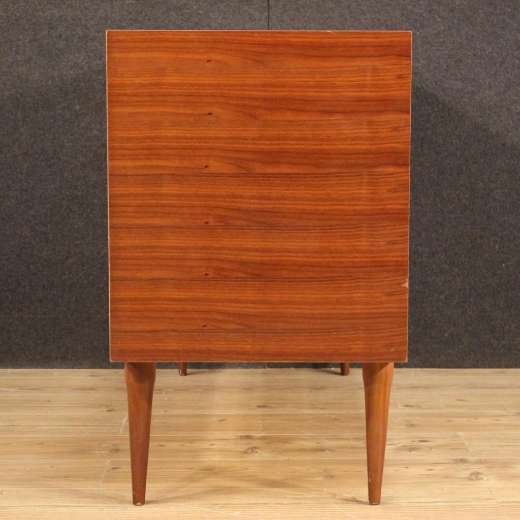 20th Century Walnut Beech and Fruitwood Italian Design Dresser, 1970 4