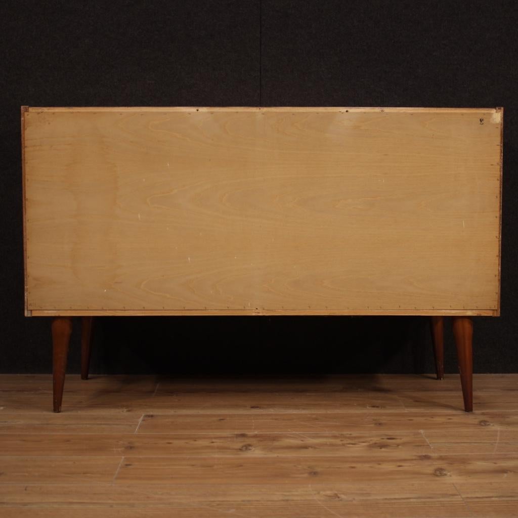 20th Century Walnut Beech and Fruitwood Italian Design Dresser, 1970 5