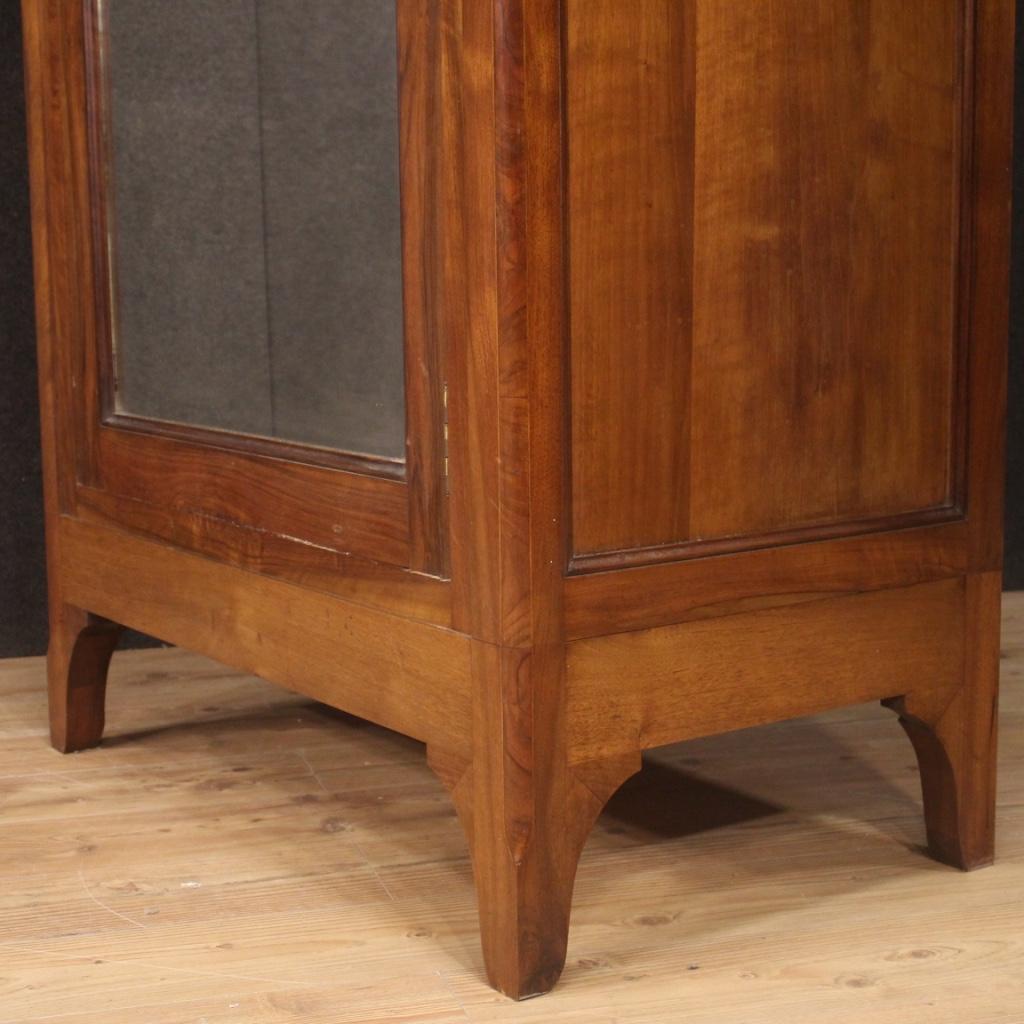 20th Century Walnut Burl Rosewood Inlaid Italian Wardrobe Armoire, 1950 5