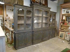 20th Century Walnut English Style Bookcase