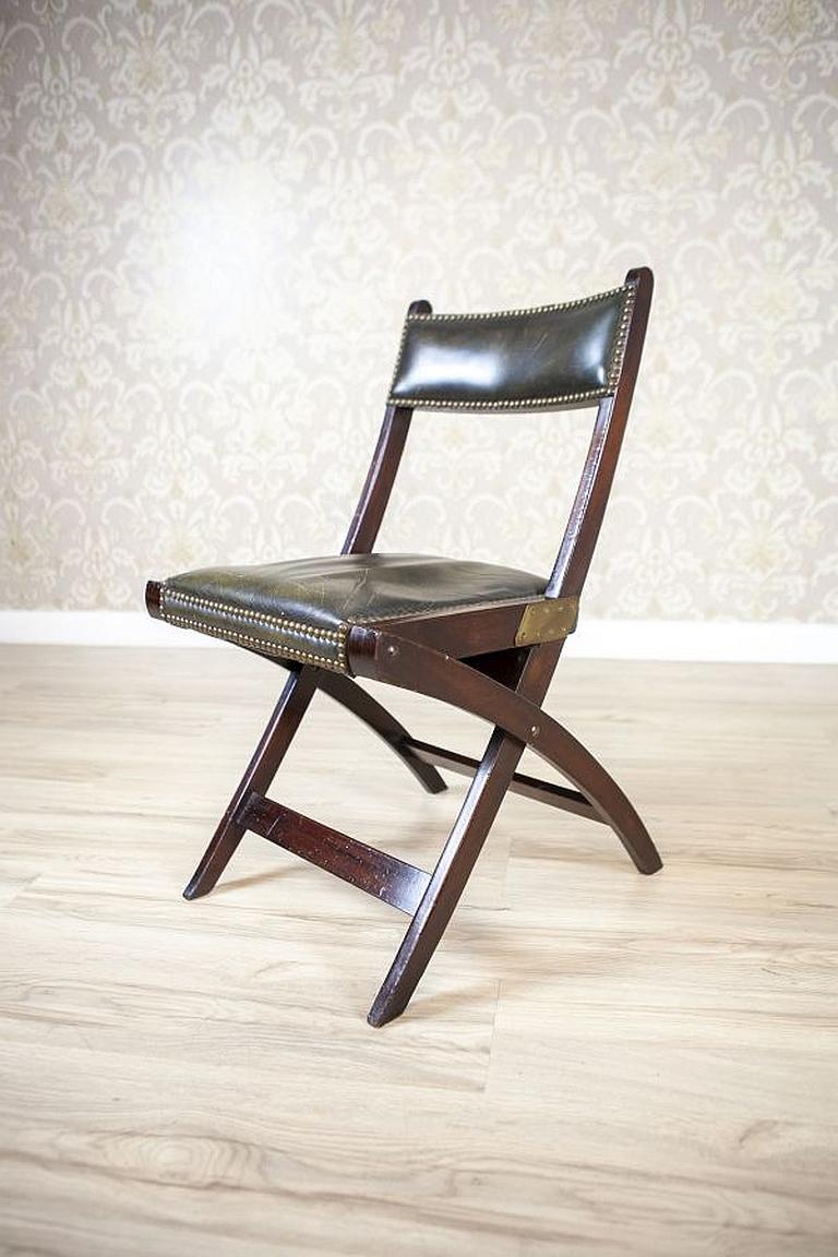 walnut folding chairs