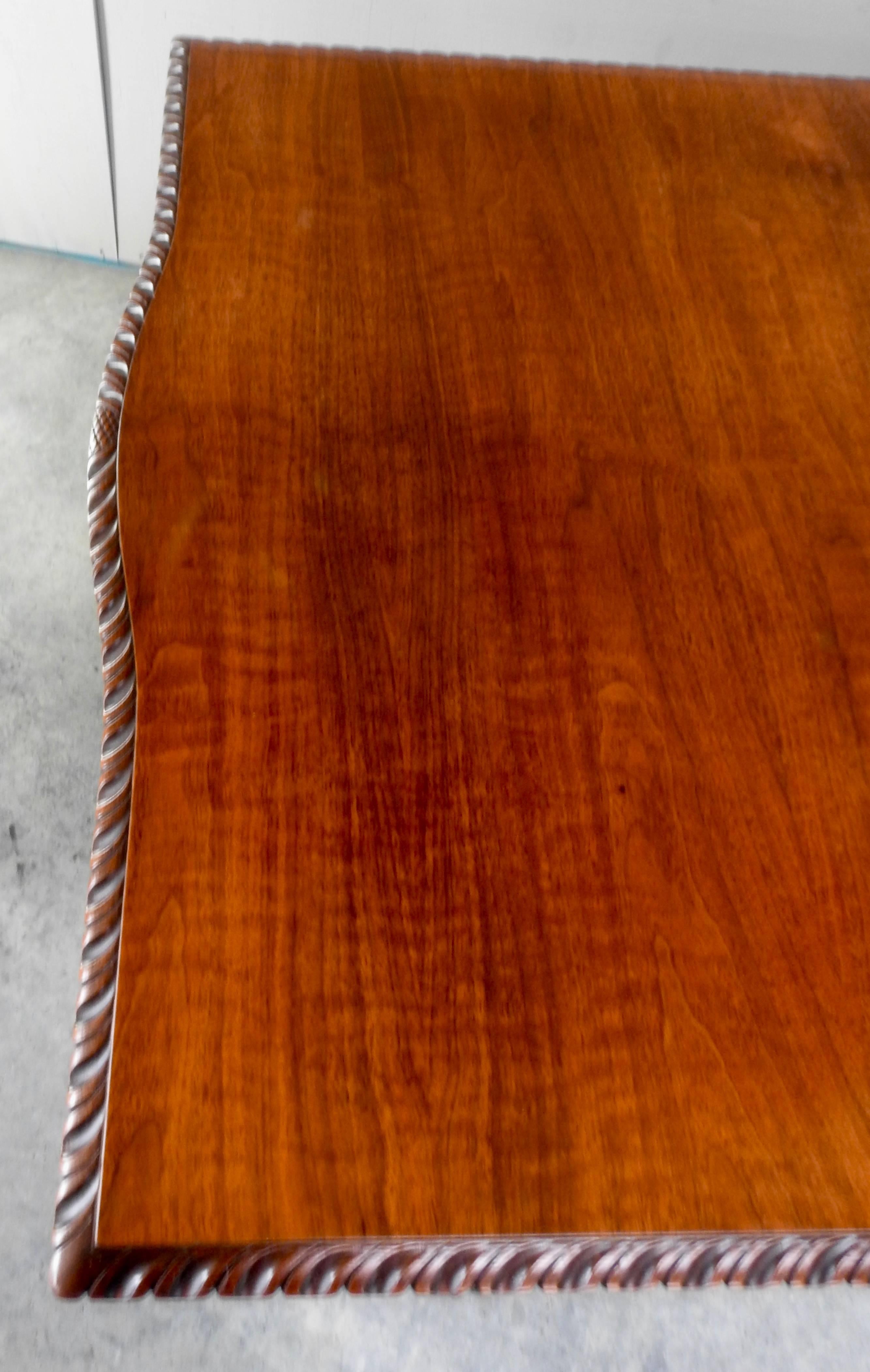 20th Century Walnut Hairy Paw Dining Table For Sale 2