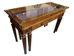 20th Century Walnut Jewelry Store Counter from Barcelona, Spain