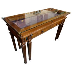 20th Century Walnut Jewelry Store Counter from Barcelona, Spain