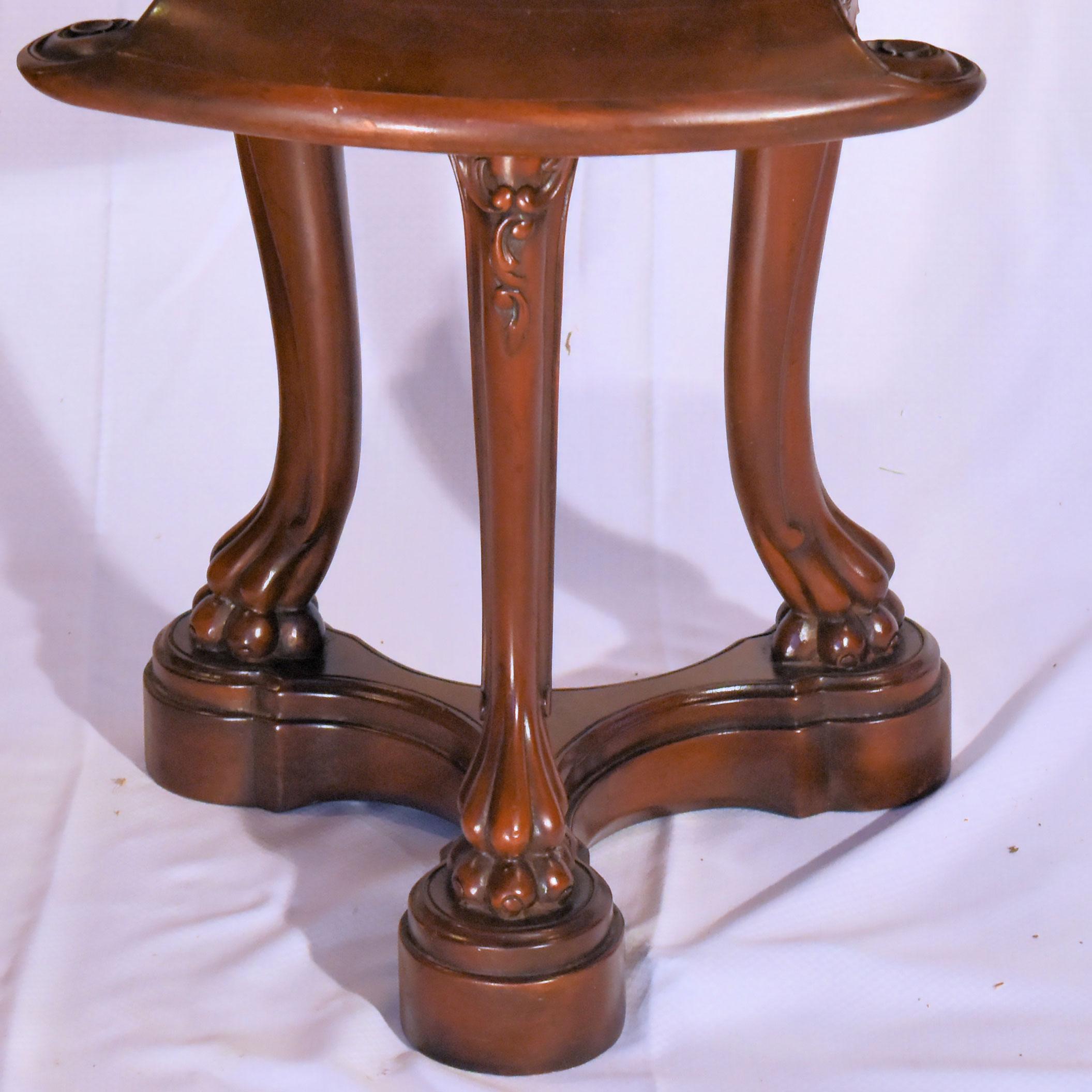 victorian shell piano stool