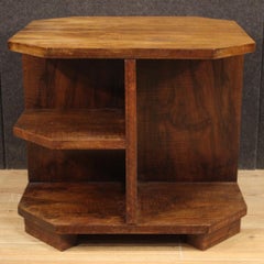 20th Century Walnut Wood Italian Modern Design Coffee Table, 1960