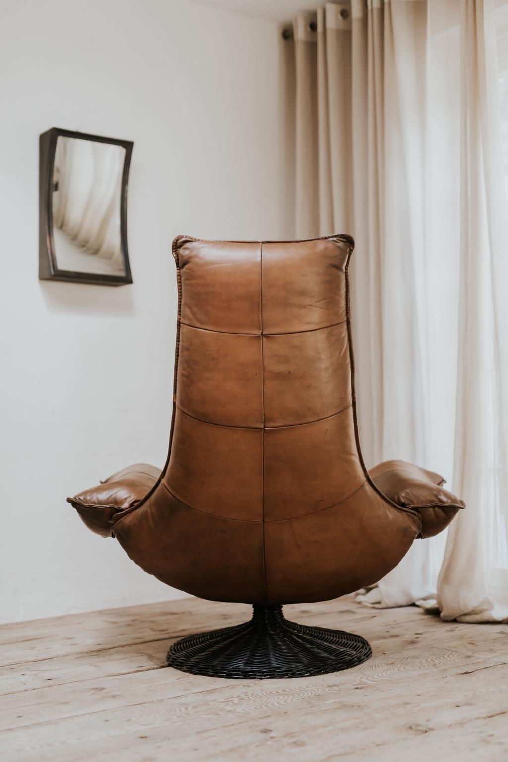 20th Century Wammes Swivel Chair by Gerard Van Den Berg for Montis 4