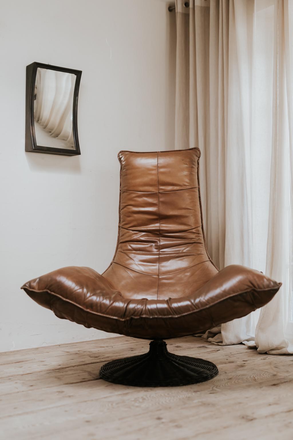 20th Century Wammes Swivel Chair by Gerard Van Den Berg for Montis 7