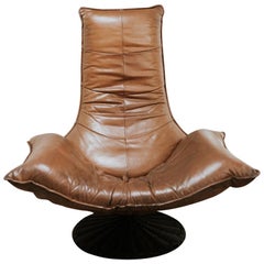 20th Century Wammes Swivel Chair by Gerard Van Den Berg for Montis