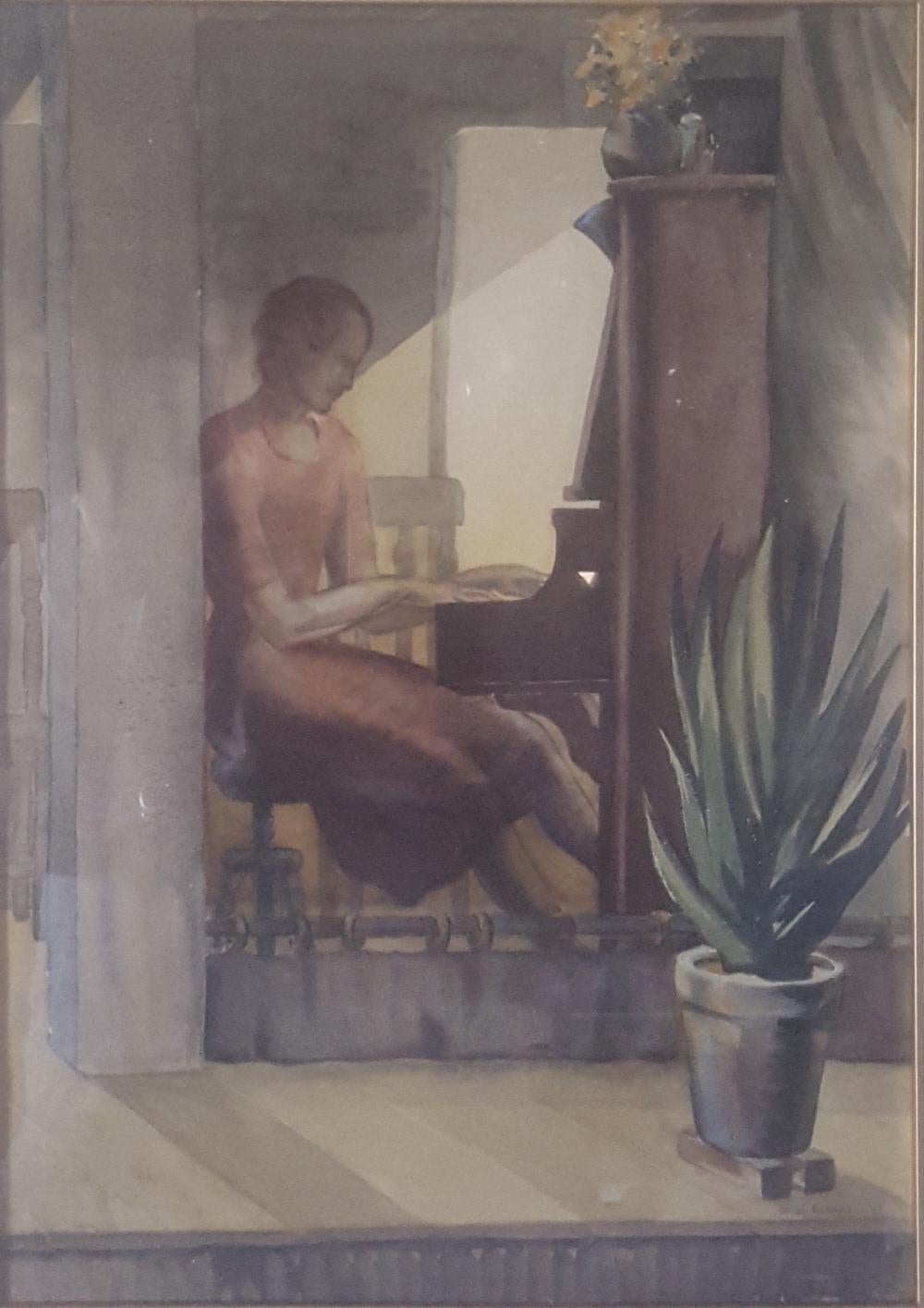 Other 20th Century Watercolor Painting 