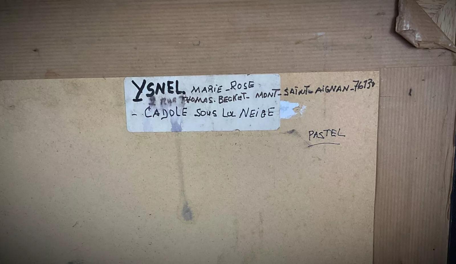 Dessin au pastel et à l'aquarelle du 20e siècle - Signé M. A&M - 2Y427 en vente 1